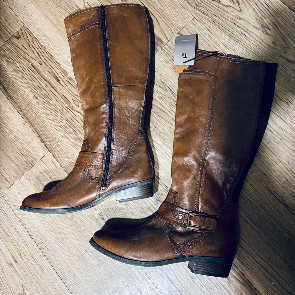 Women's Brown Leather Boots